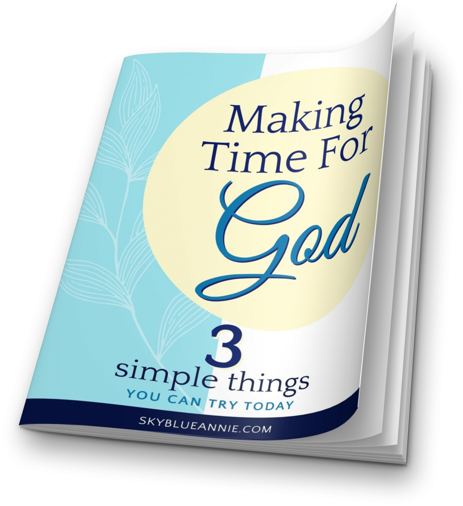 Making Time for God -Magazine Cover