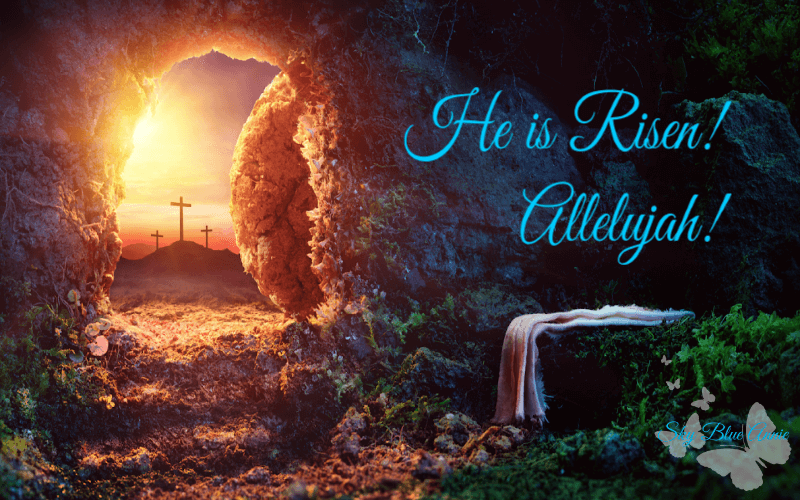 Empty tomb at Sunrise - HE IS RISEN!